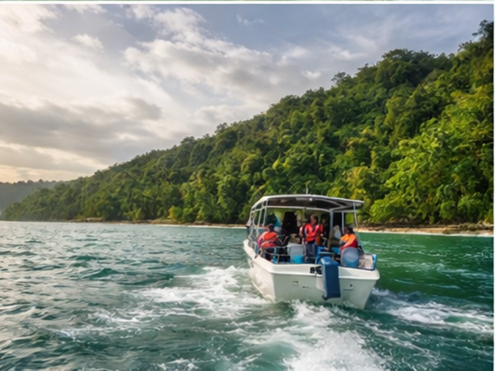Boat tour from Drake Bay to Corcovado National Park